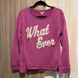 Juicy Couture Purple Crew Neck Sweater